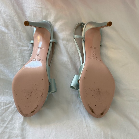 Kate Spade PaleBlueIdealBowHeels - Picture 4 of 6